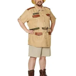 Adult Men's Zookeeper Plus Size Costume -Spirit Spooky Store 07518327 c