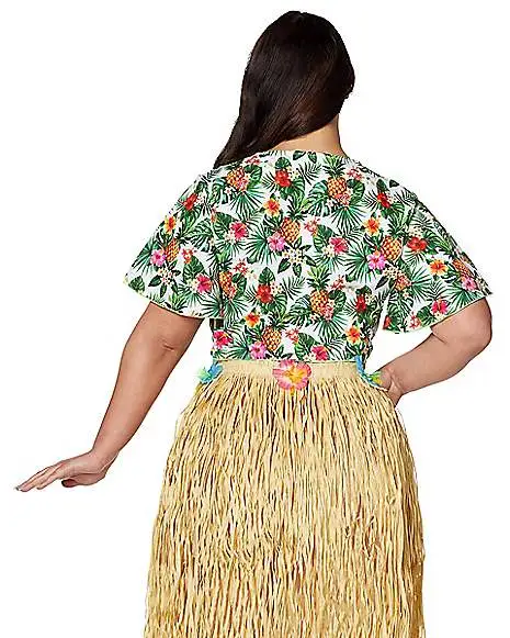 Plus Size Luau Shirt 2 Plus Size Luau Shirt - Image 2