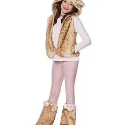Kids Faux Fur Fawn Costume Kit