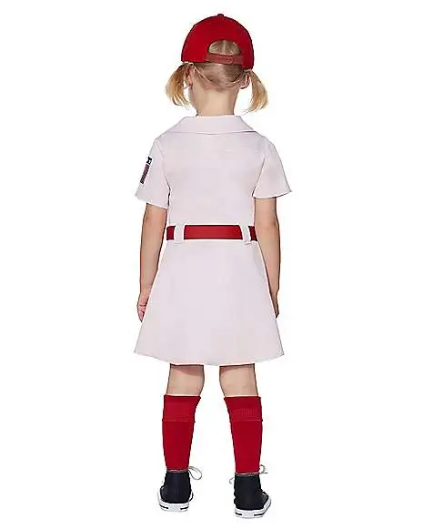 Toddler Dottie Costume - A League Of Their Own 2 Toddler Dottie Costume - A League Of Their Own - Image 2
