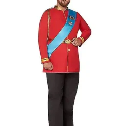Adult English Prince Plus Size Costume