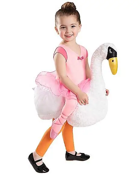 Toddler Ride-Along Swan Costume 1 Toddler Ride-Along Swan Costume