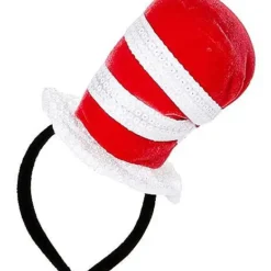 Cat In The Hat Sequin Mini Hat – Dr. Seuss -Spirit Spooky Store 07617525 c