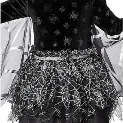 Toddler Spider Web Witch Costume -Spirit Spooky Store 07618473 c