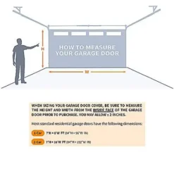 Evil Pumpkins Garage Double Door Cover -Spirit Spooky Store 07649312 d