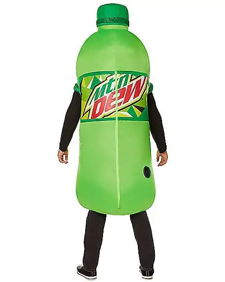 Adult Mountain Dew Inflatable Costume 2 Adult Mountain Dew Inflatable Costume - Image 2