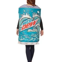 Adult 3D Mountain Dew Baja Blast Costume -Spirit Spooky Store 07656556 d