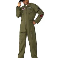 Kids Top Gun Maverick Jumpsuit Costume